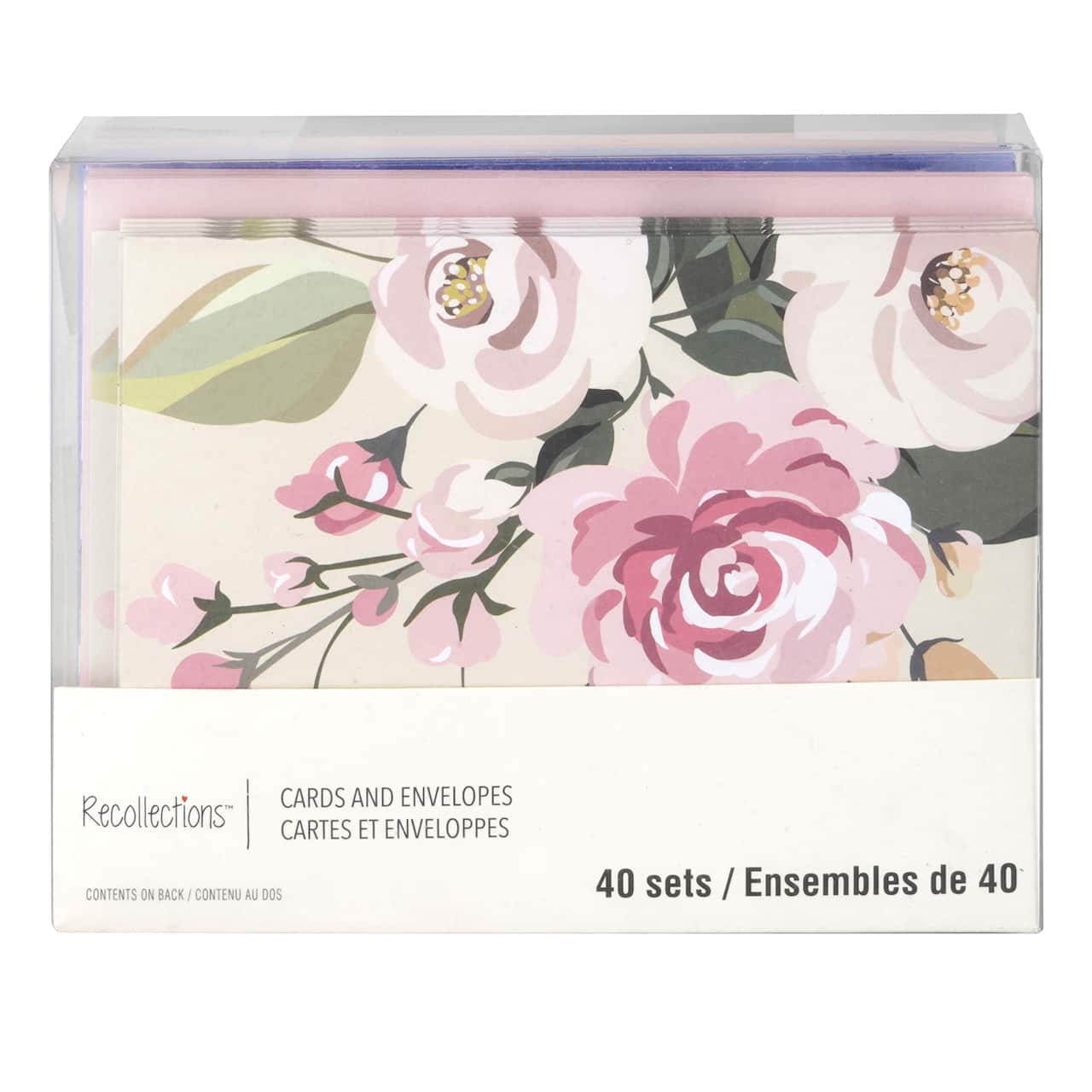 Floral Flat Cards & Envelopes by Recollections™, 4.25" x 5.5"